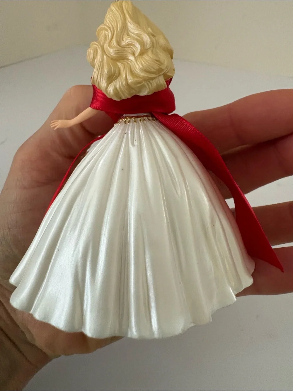 Hallmark Keepsake 2010 Celebration Barbie Ornament. Red/white. Great shape/box
